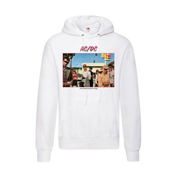Sudadera AC/DC blanca - Dirty Deeds Done Dirt Cheap