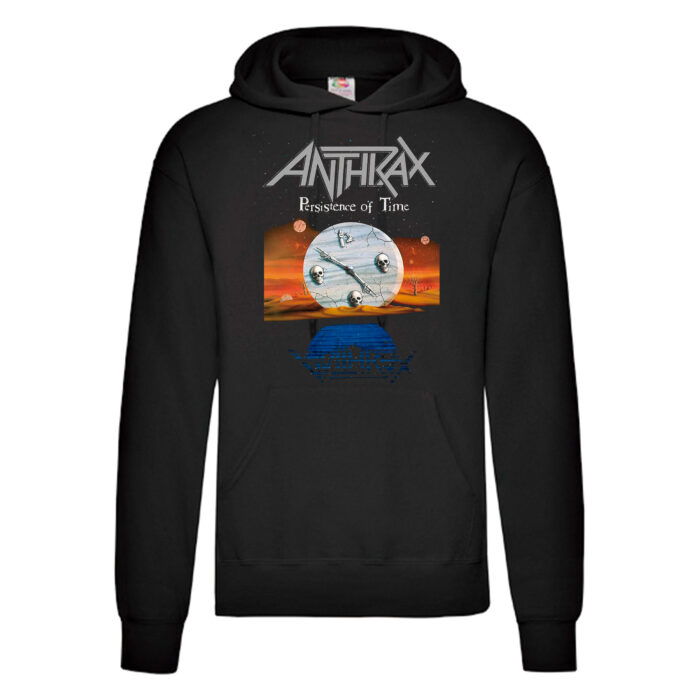 Sudadera Anthrax negra - Persistence Of Time
