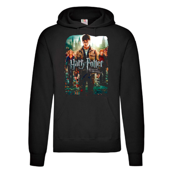 Sudadera Harry Potter negra - Las Reliquias De La Muerte Parte II