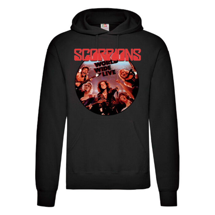 Sudadera Scorpions negra - Worldwide Live