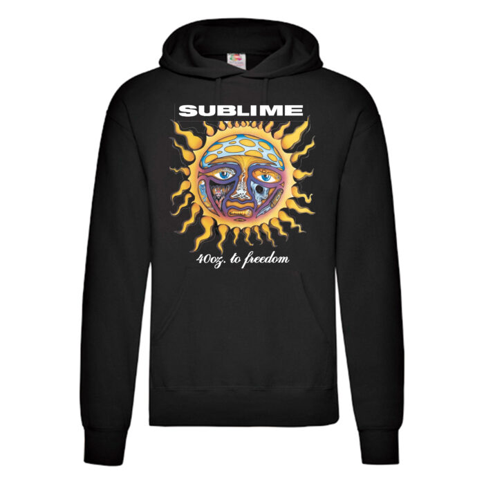 Sudadera Sublime negra - 40 Oz. To freedom