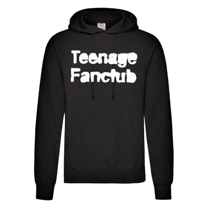 Sudadera Teenage Fan Club negra - Logo