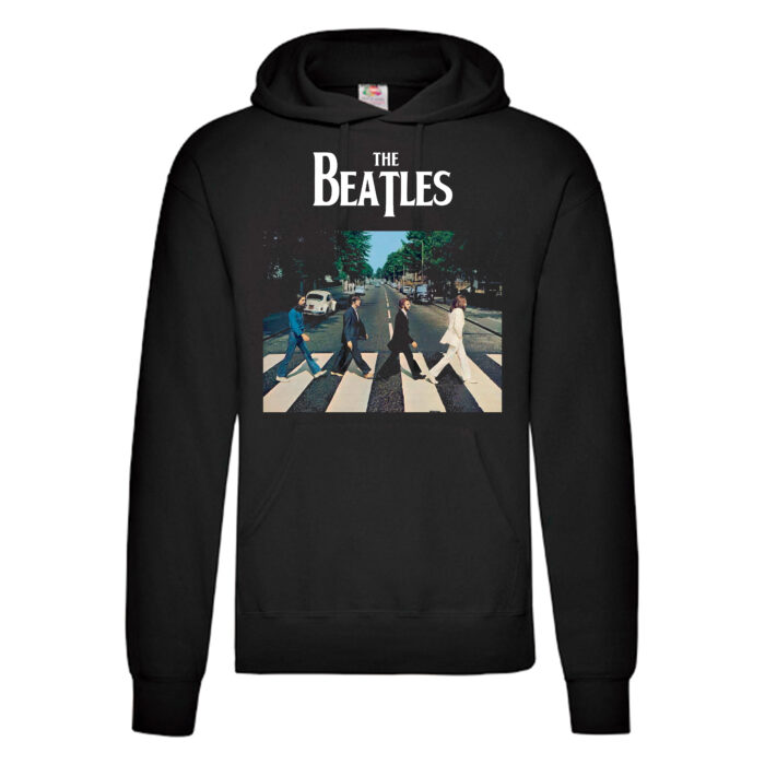 Sudadera Beatles, The negra - Abbey Road
