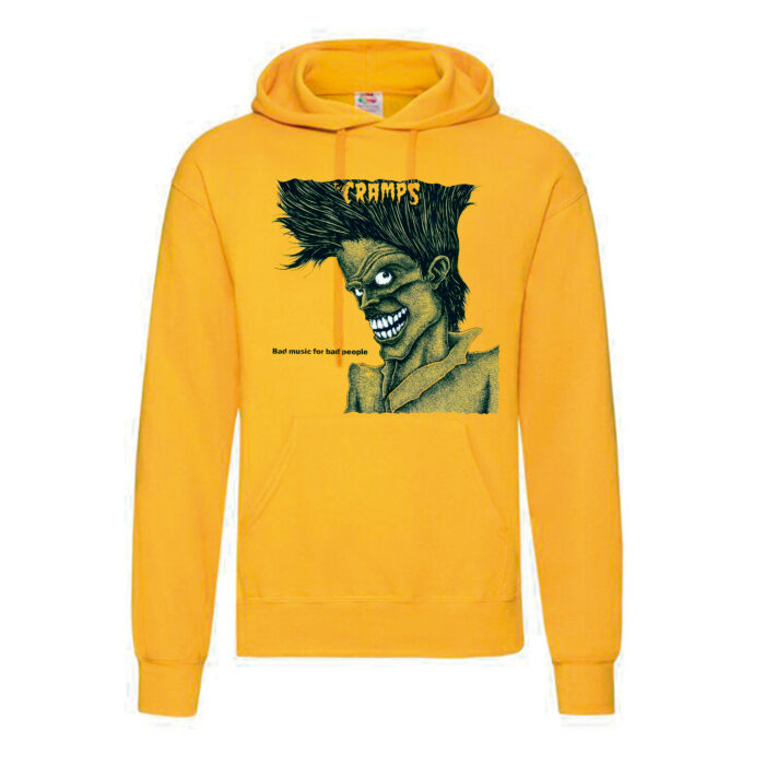Sudadera Cramps, The amarilla - Bad Music For Bad People