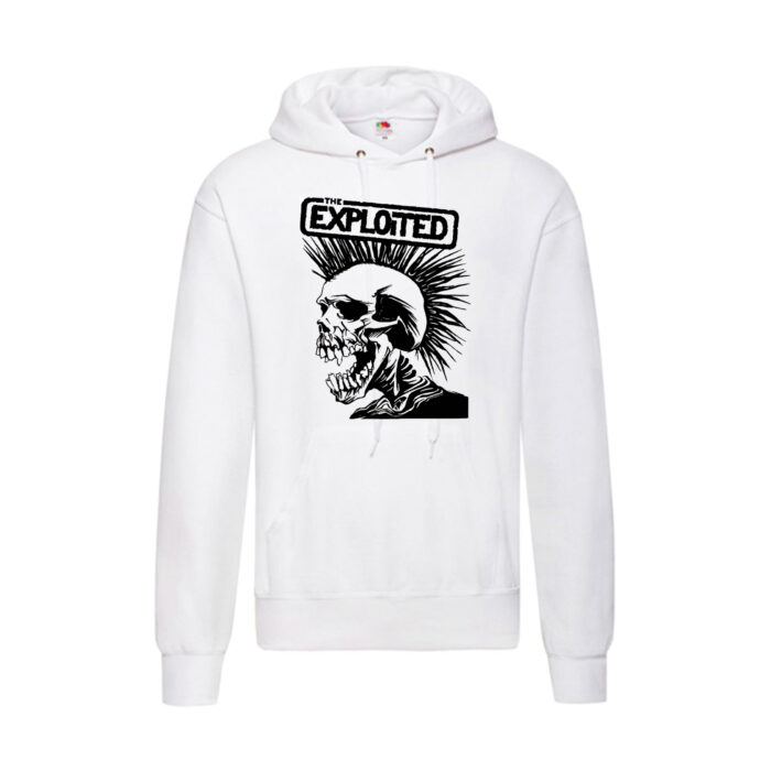 Sudadera Exploited, The blanca - Logo