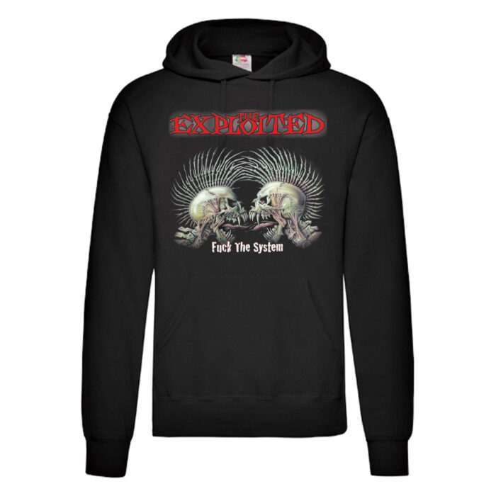 Sudadera Exploited, The negra - Fuck The System