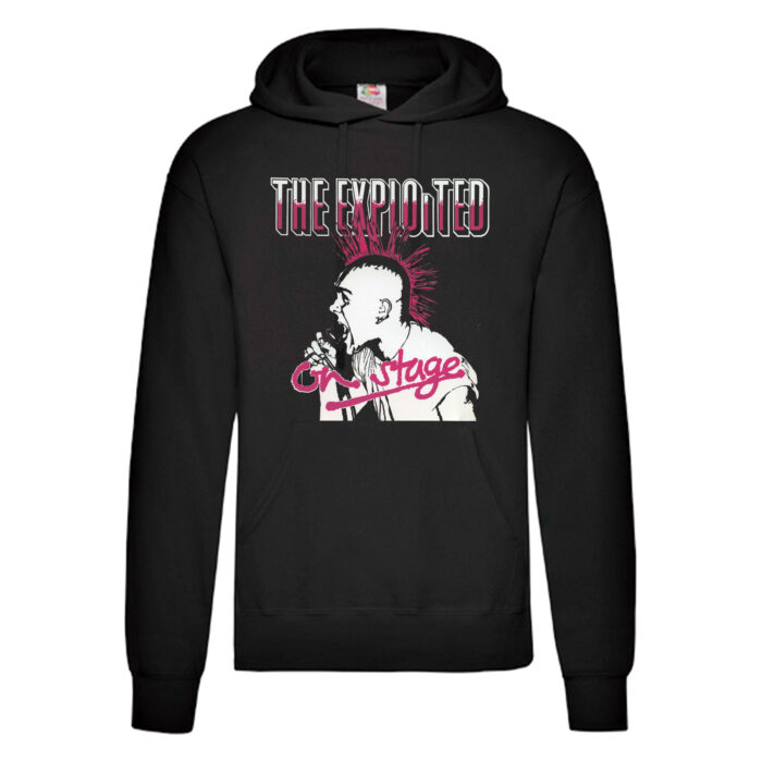 Sudadera Exploited, The negra - On Stage