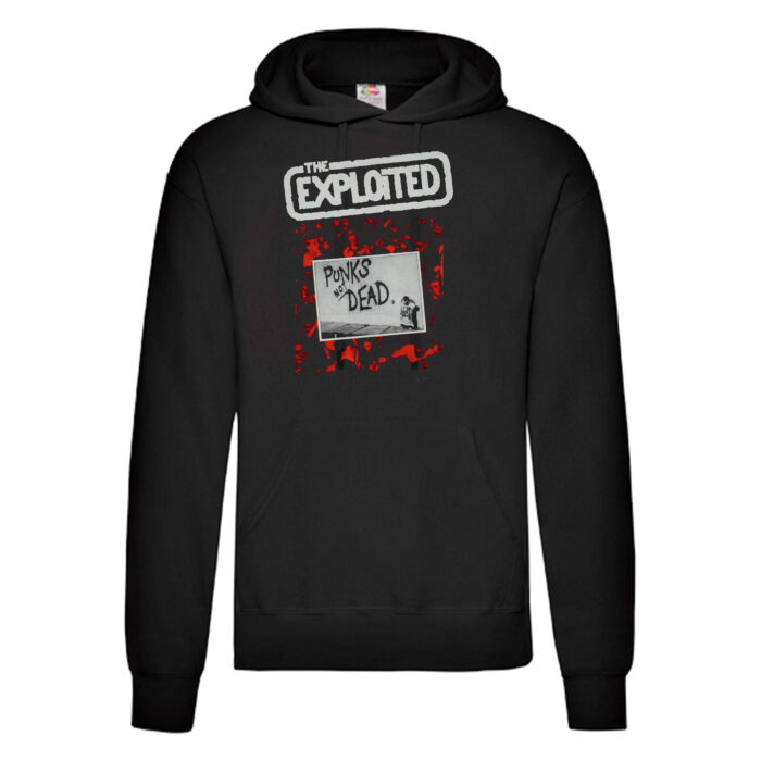 Sudadera Exploited, The negra - Punk's Not Dead
