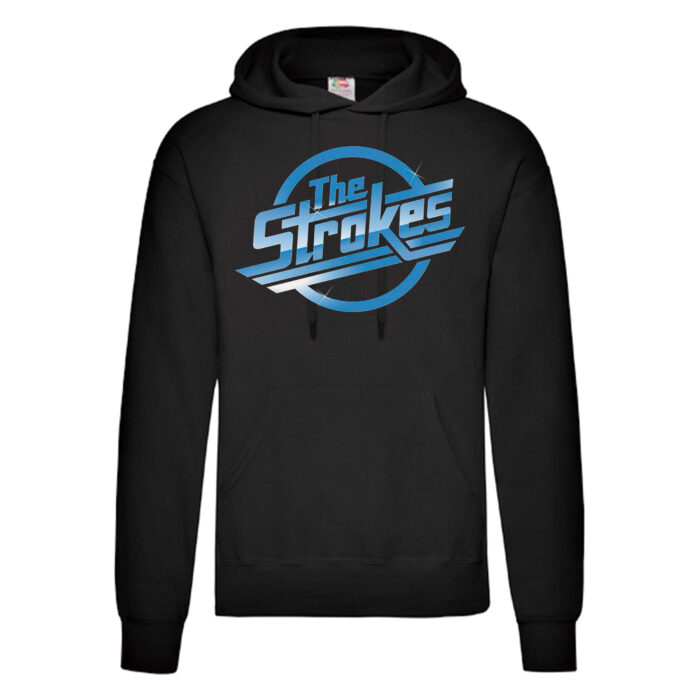 Sudadera Strokes, The negra - Logo