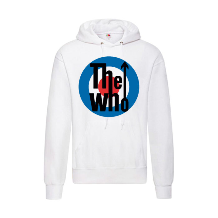 Sudadera Who, The blanca - Logo