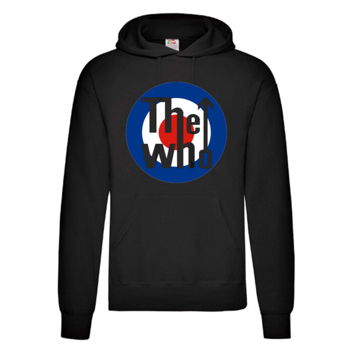 Sudadera Who, The negra - Logo