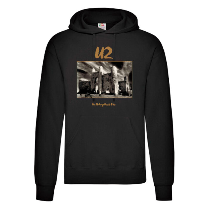 Sudadera U2 negra - The Unforgettable Fire