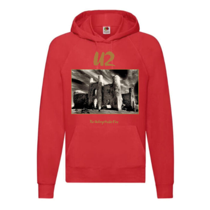 Sudadera U2 roja - The Unforgettable Fire